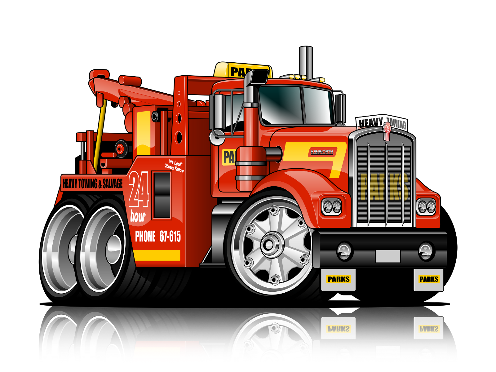Choose Style - Large Truck Drawing