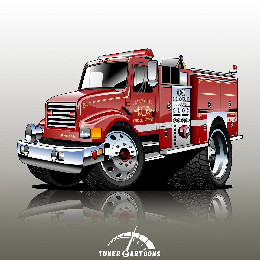 Baby Style Fire Trucks and First Responder Vehicles - Tuner Cartoons