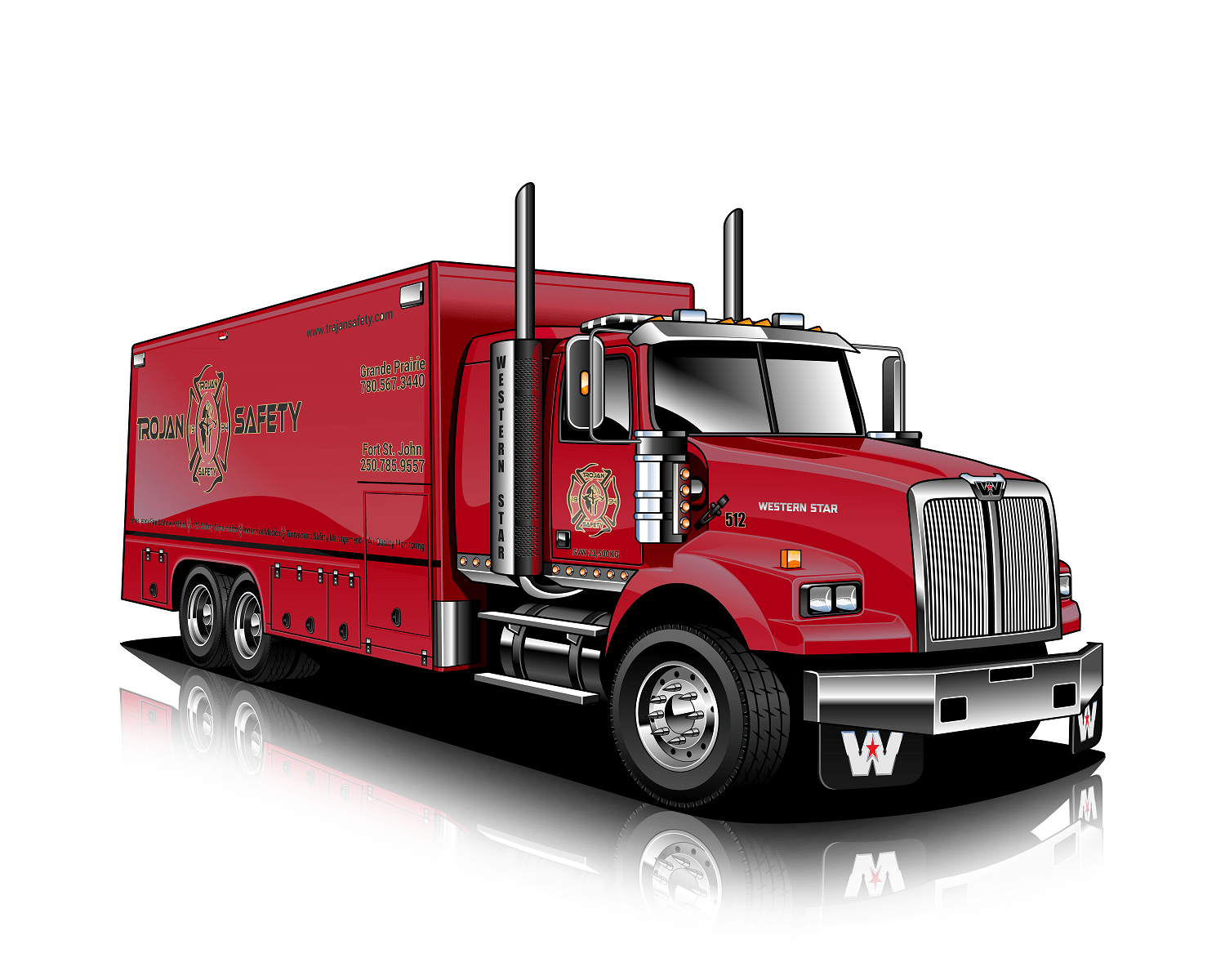 Custom Drawing Style Fire Trucks and First Responder Vehicles - Tuner Cartoons