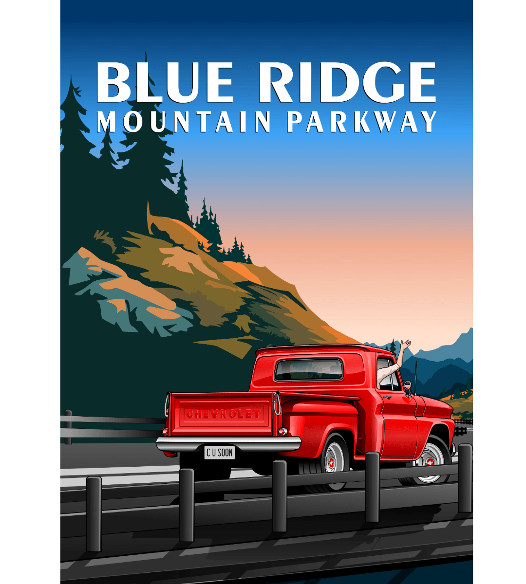 Blue Ridge Mountain Parkway - Tuner Cartoons