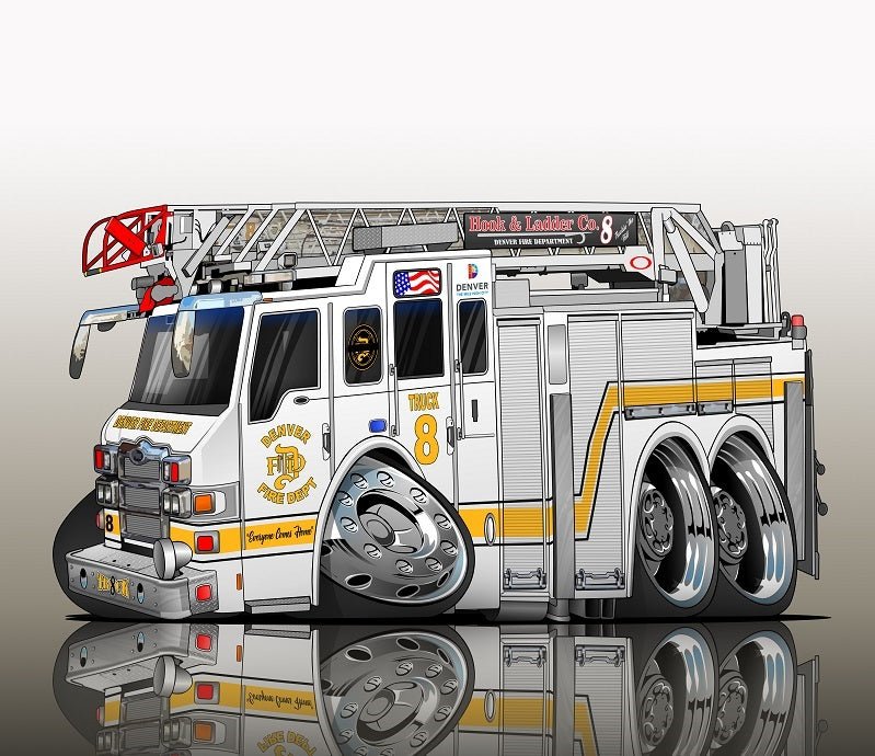 Baby Style Fire Trucks and First Responder Vehicles - Tuner Cartoons