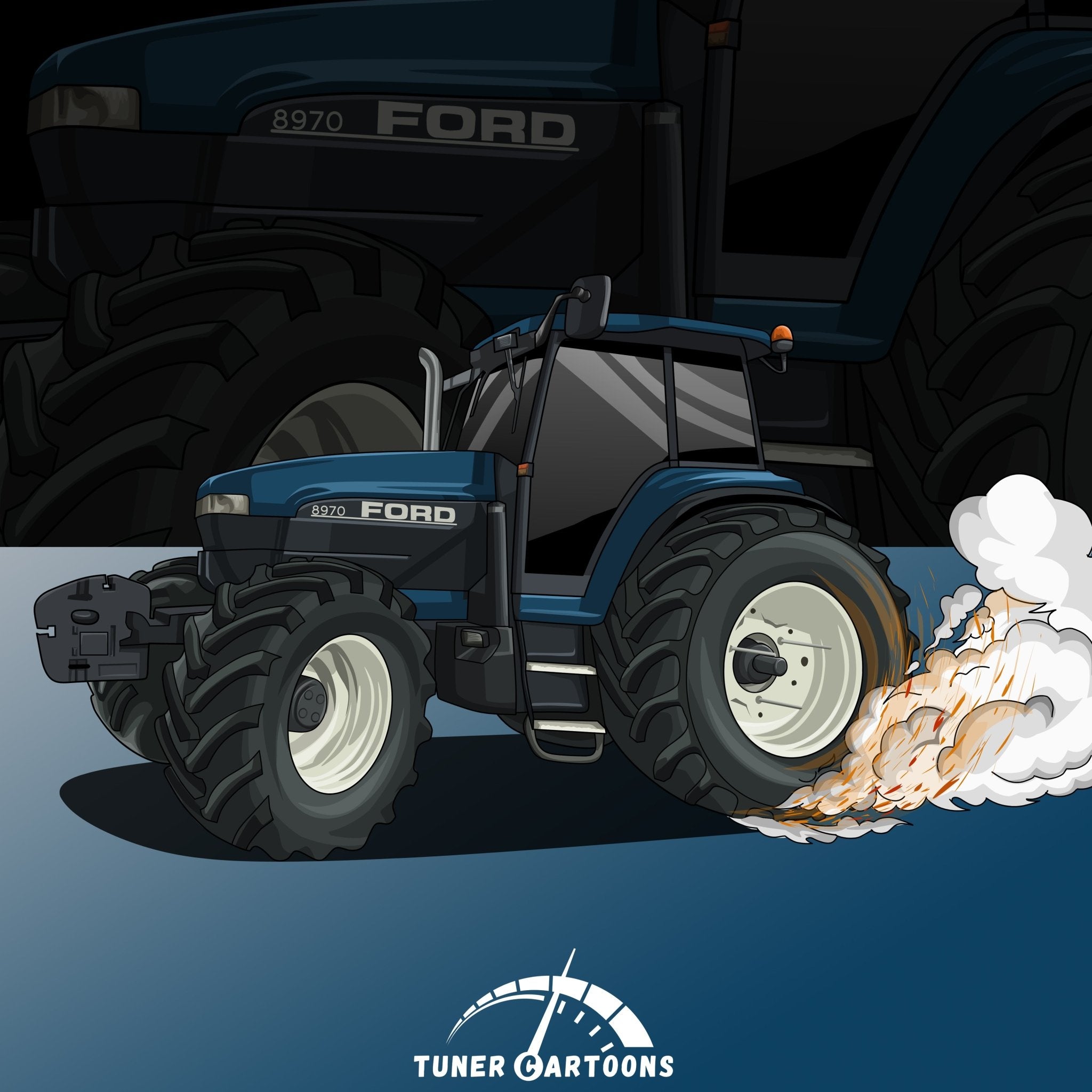 Baby Style Agricultural Machines - Tuner Cartoons