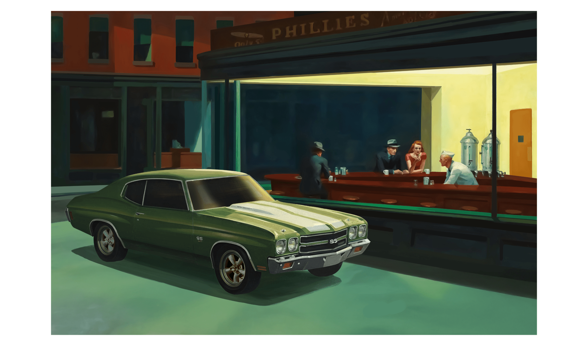 "Nighthawks....Cruisin" - Tuner Cartoons
