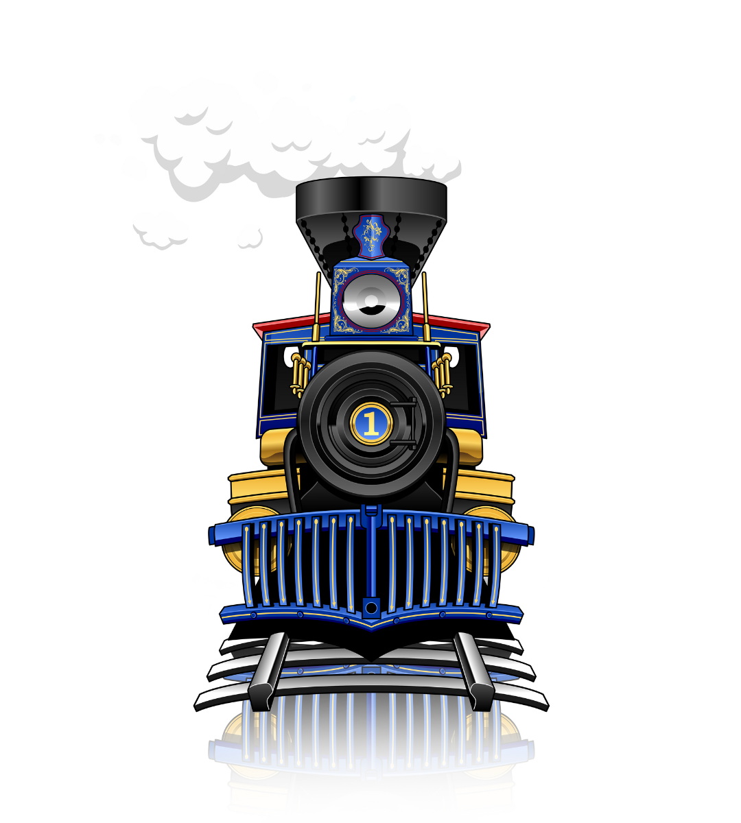 Baby Style Cartoon Trains