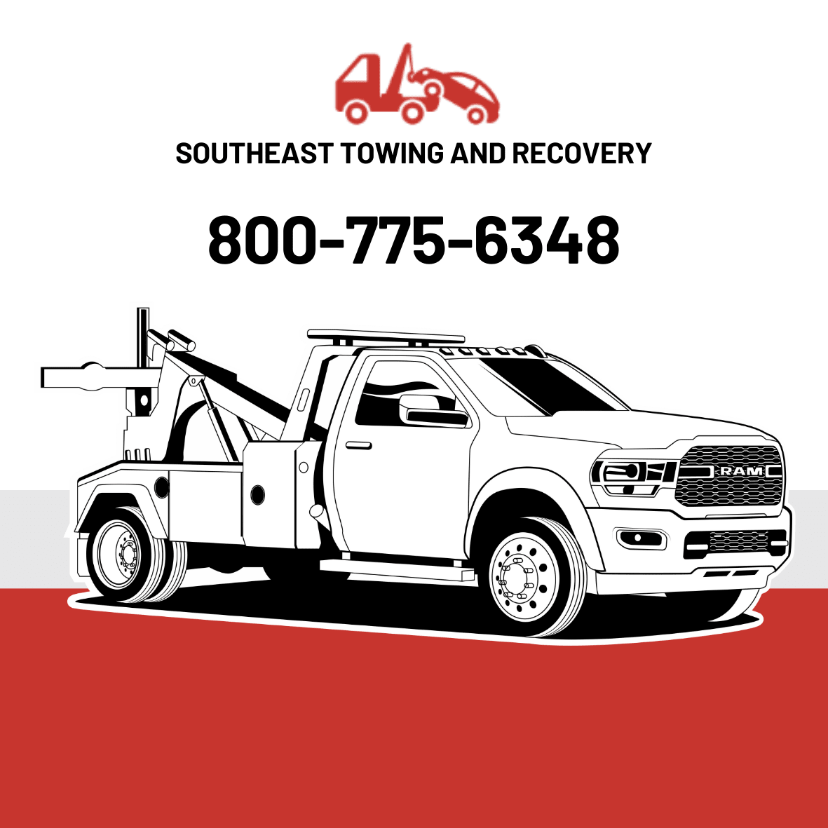 Tuner Cartoons Design Templates - Towing and Road Services Business - Tuner Cartoons