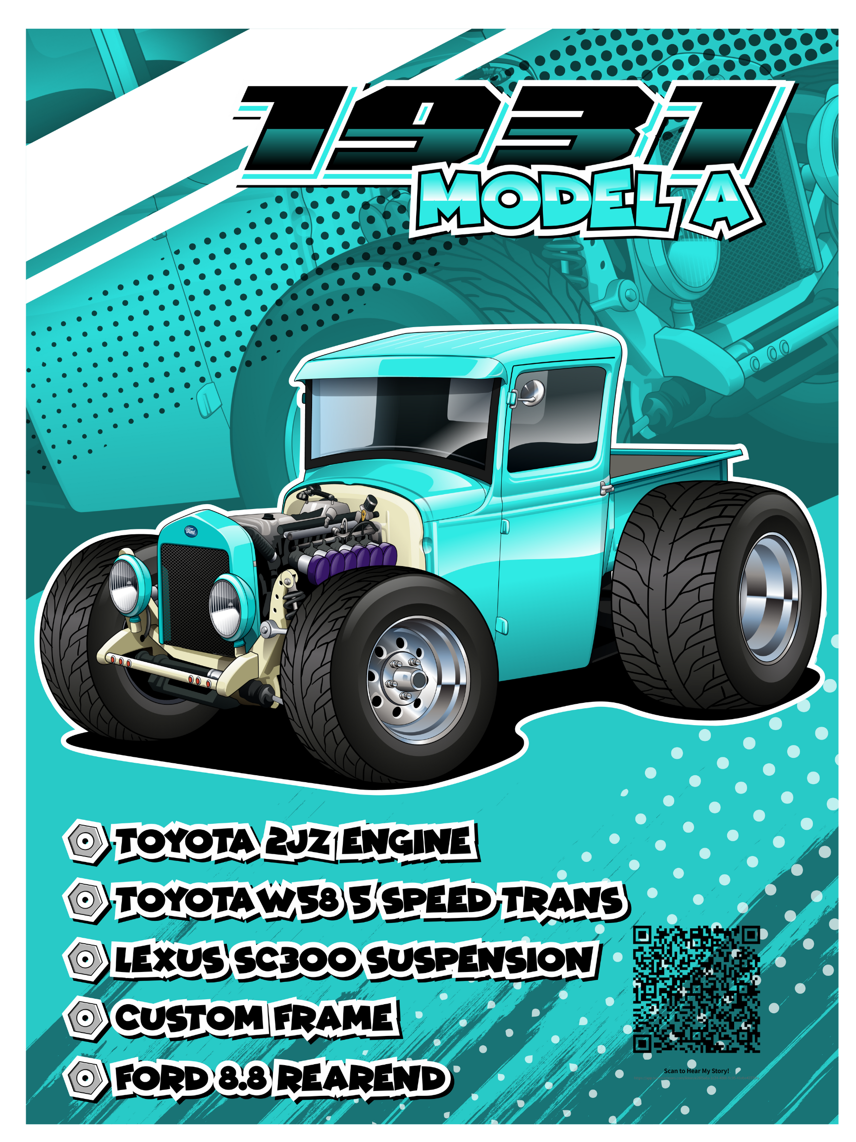 Custom Metal Show Boards with Your Vehicle