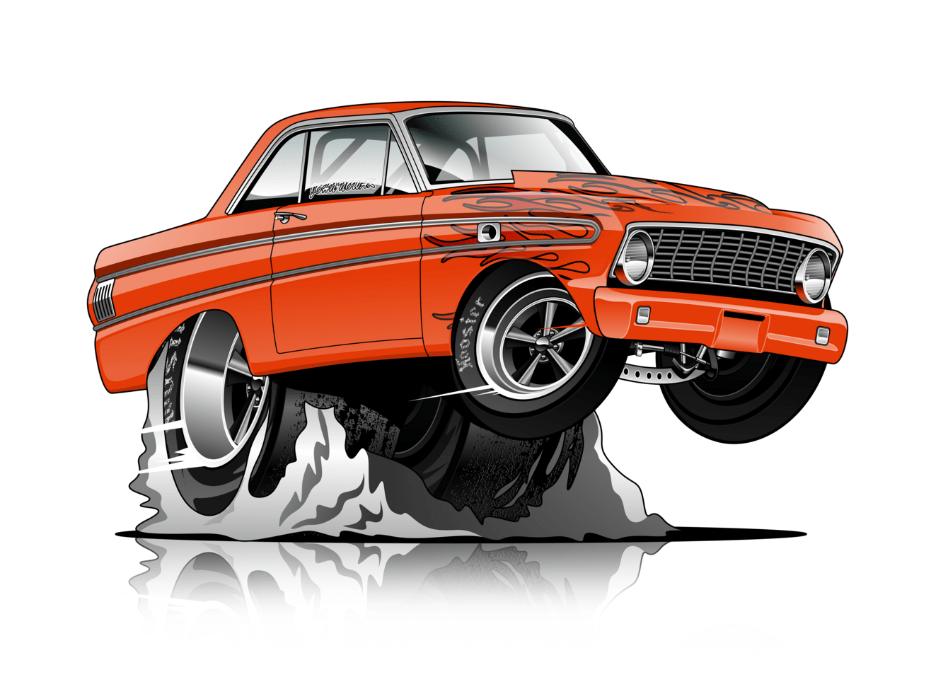 Baby Style Cartoon - "Ratfink" Style - Tuner Cartoons
