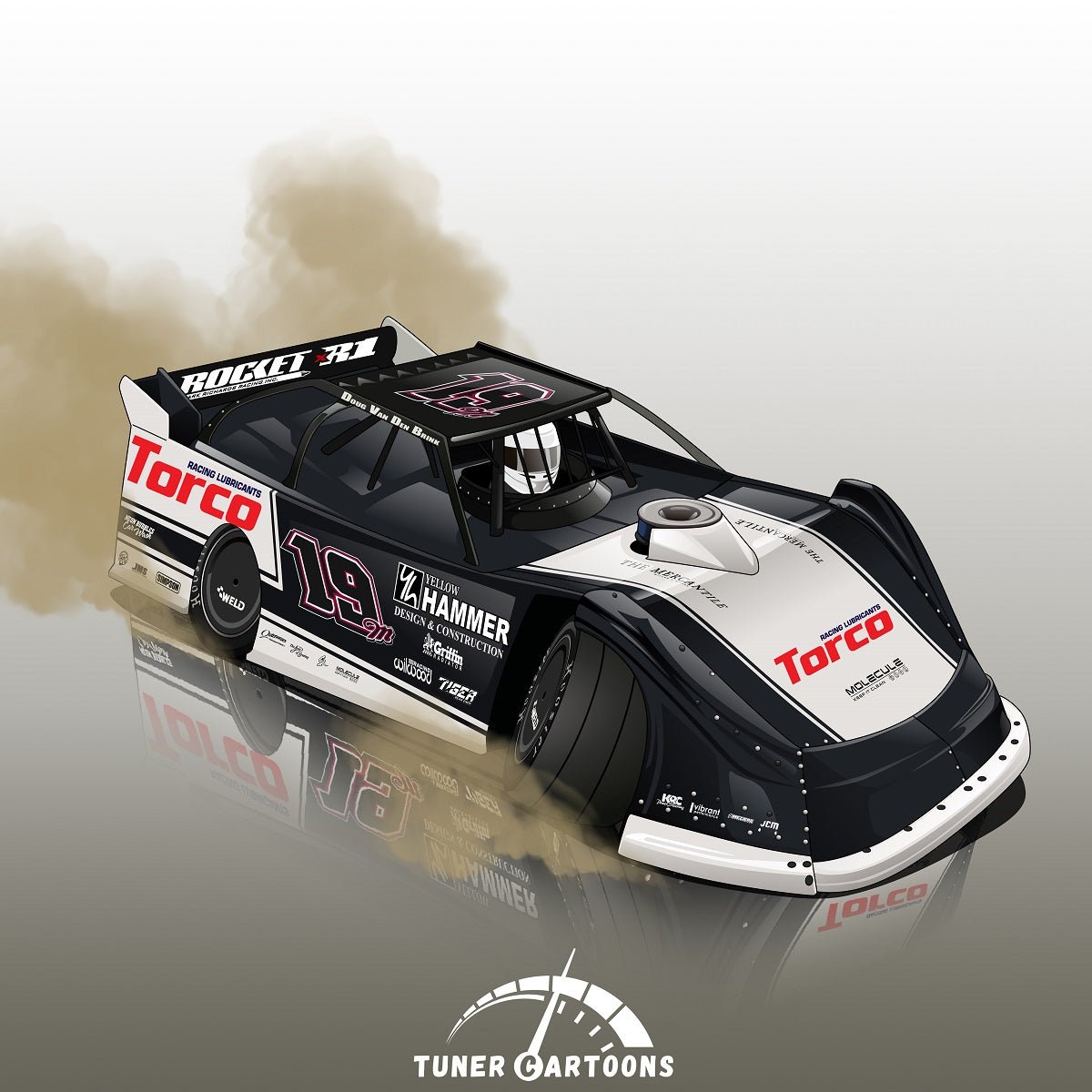 Baby Style Cartoon - Race Cars - Tuner Cartoons