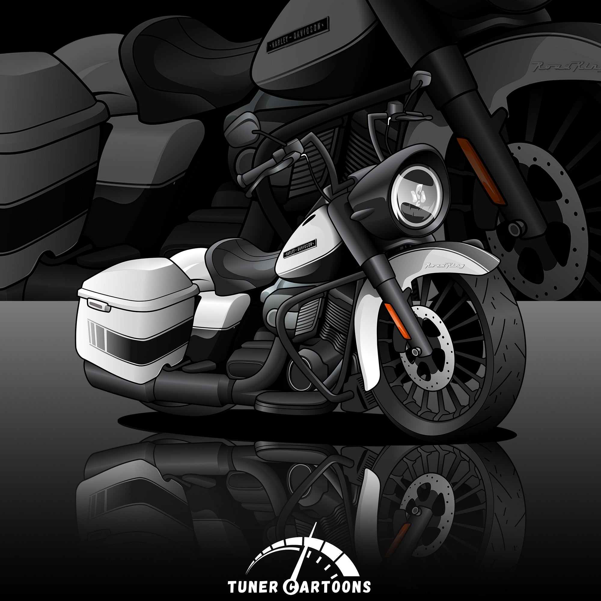 Baby Motorcycle Cartoon