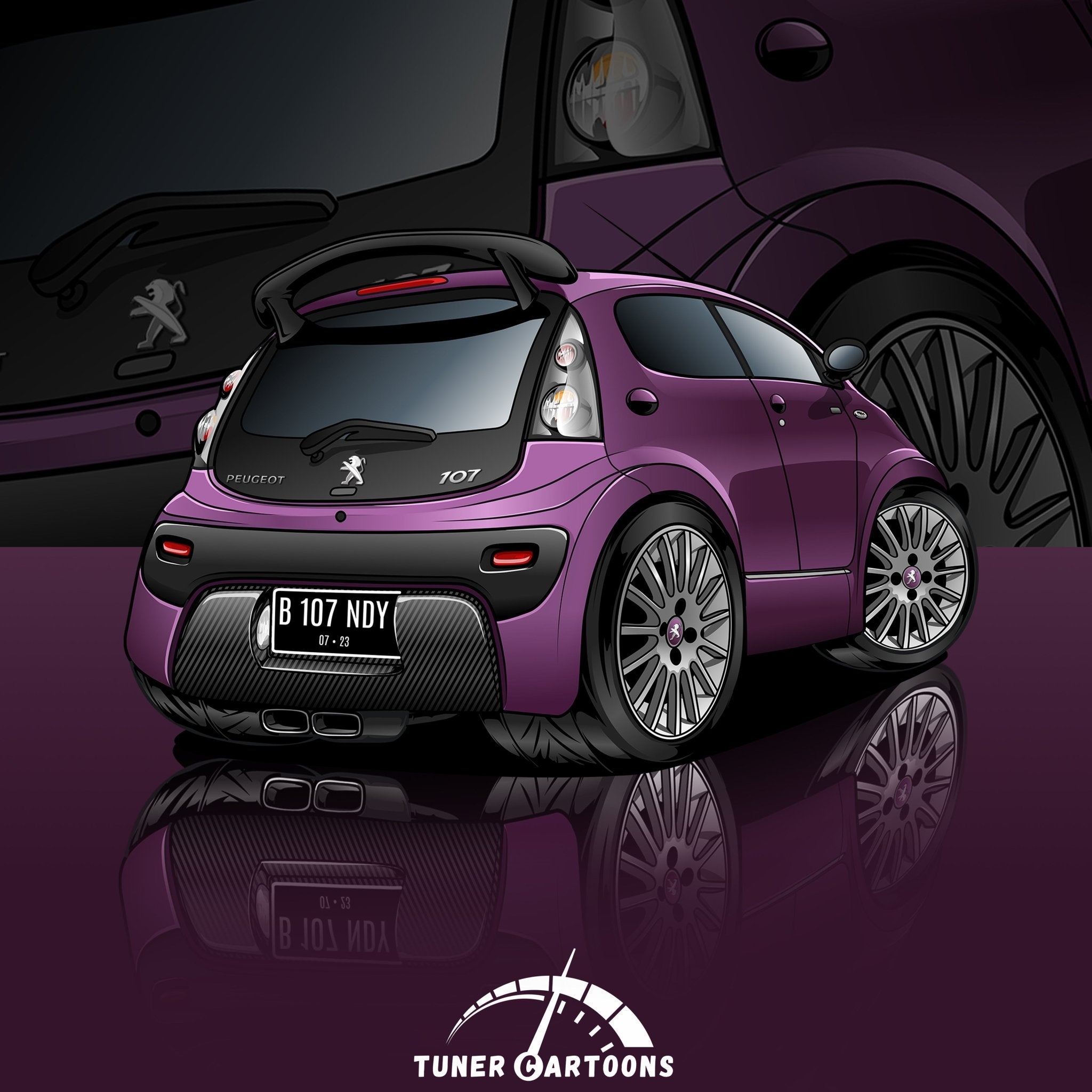 Baby Style Cartoon Small Truck - Tuner Cartoons