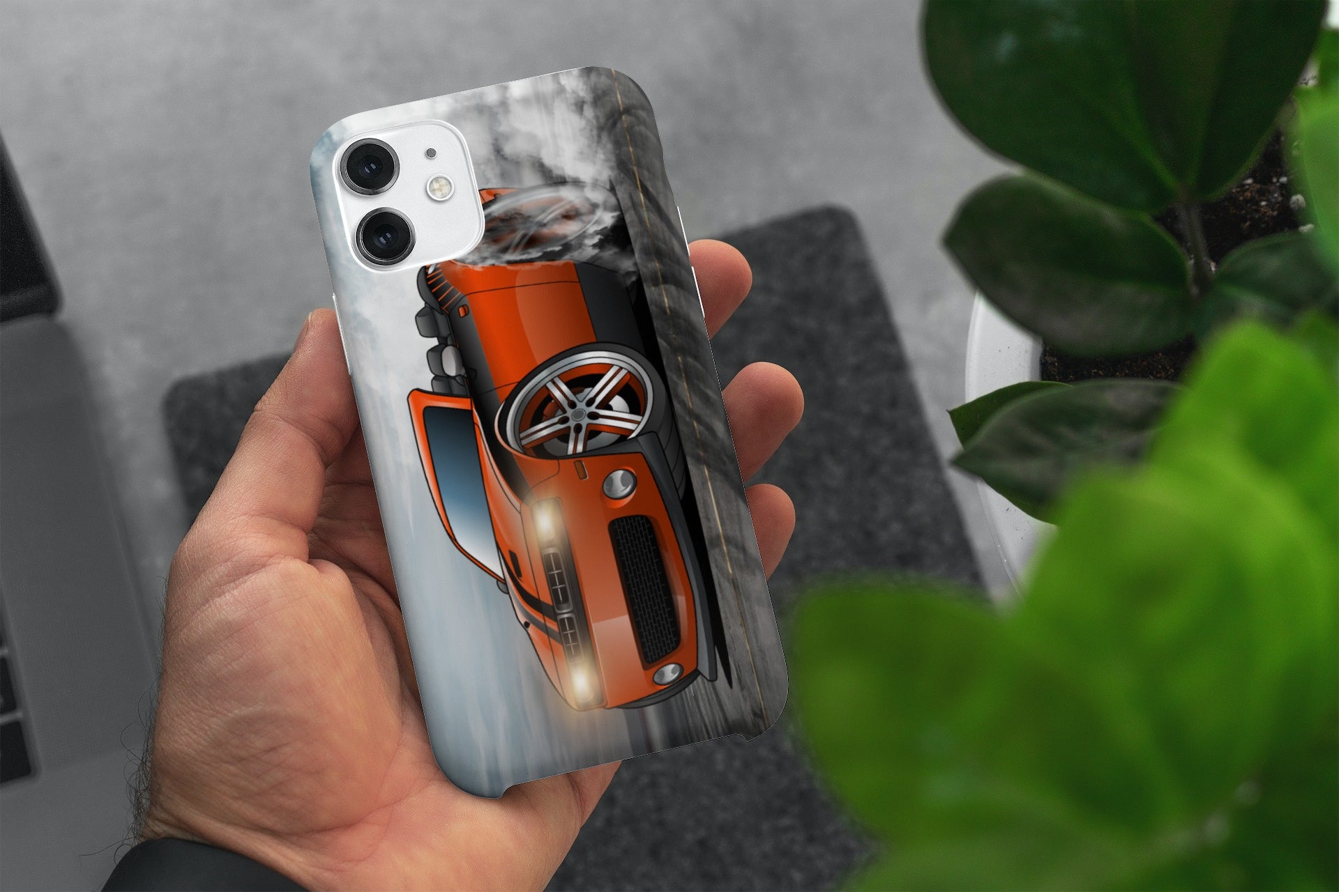 Baby Style Cartoon Car + Custom Phone Case