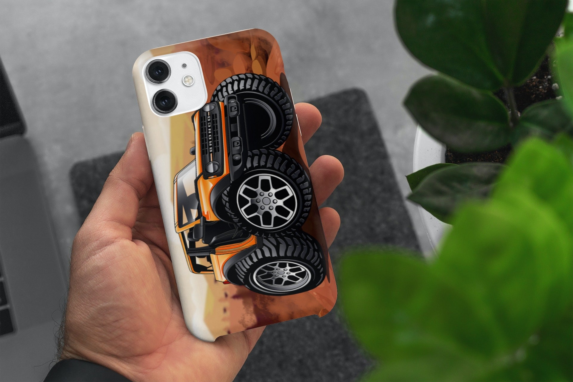 Baby Small Truck Cartoon + Custom Phone Case