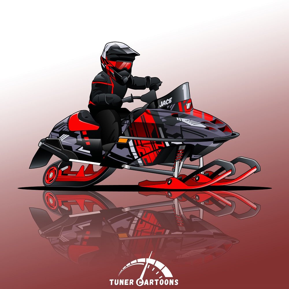 Custom Drawing Style Off - road Vehicles - Tuner Cartoons