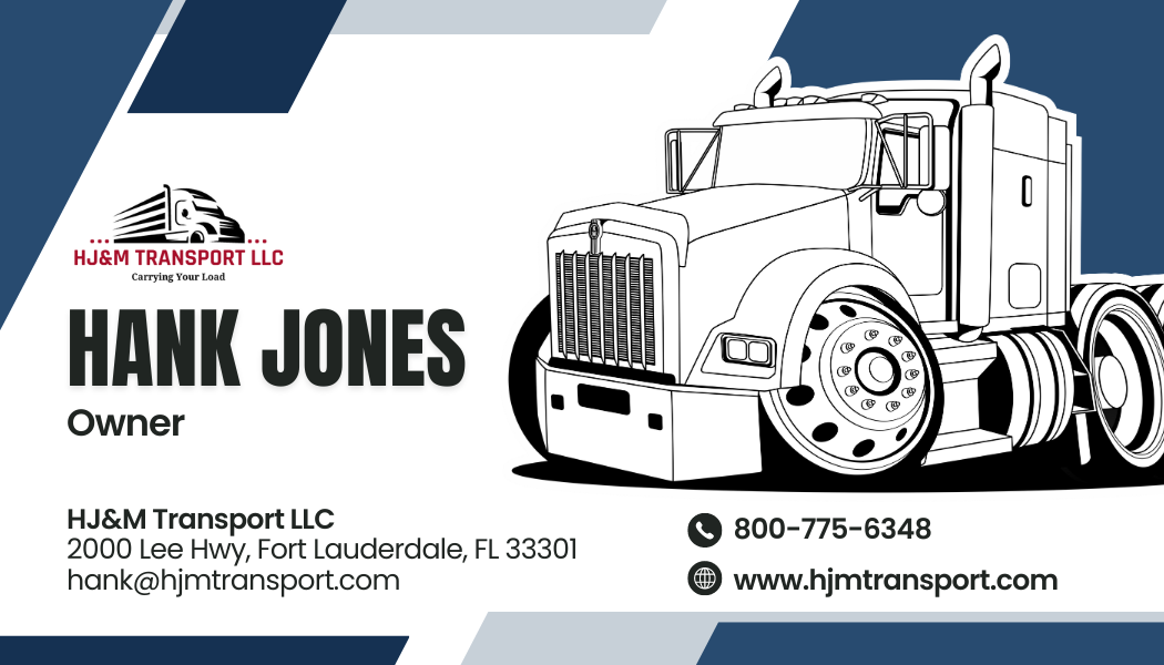 Tuner Cartoons Design Templates - Truck Business