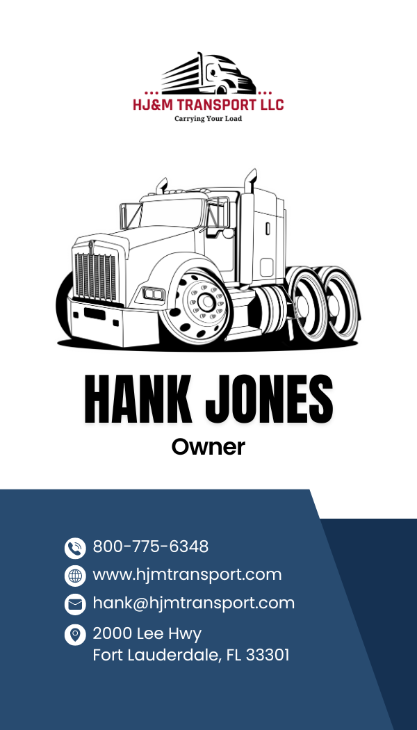 Tuner Cartoons Design Templates - Truck Business