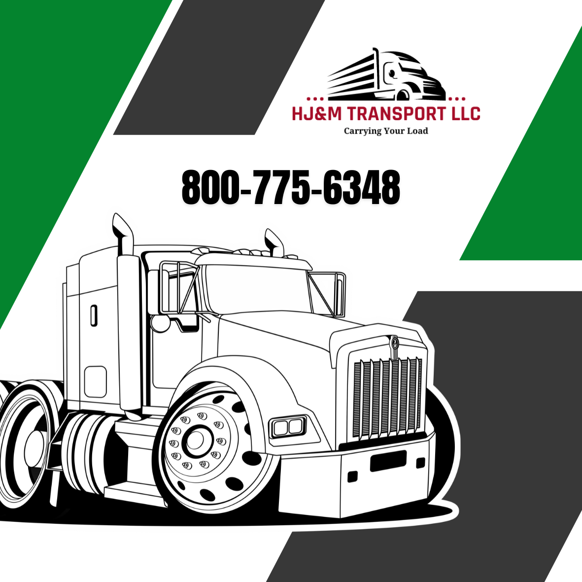 Tuner Cartoons Design Templates - Truck Business