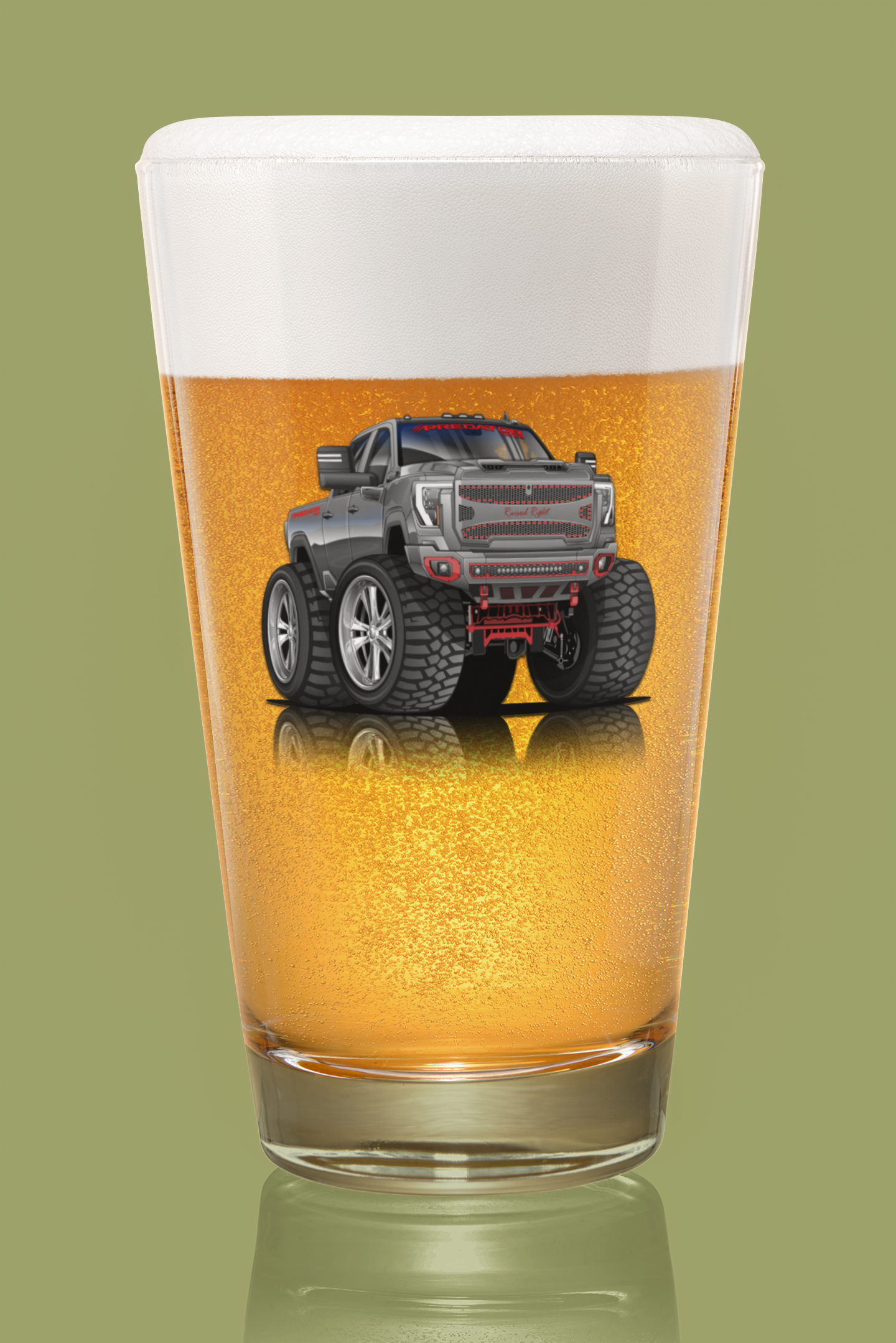 Custom 16 oz Mixing Glasses