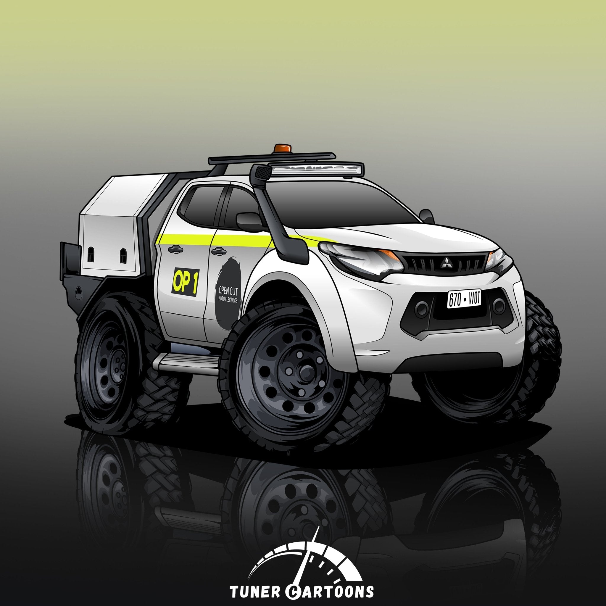 Baby Style Cartoon Small Truck - Tuner Cartoons