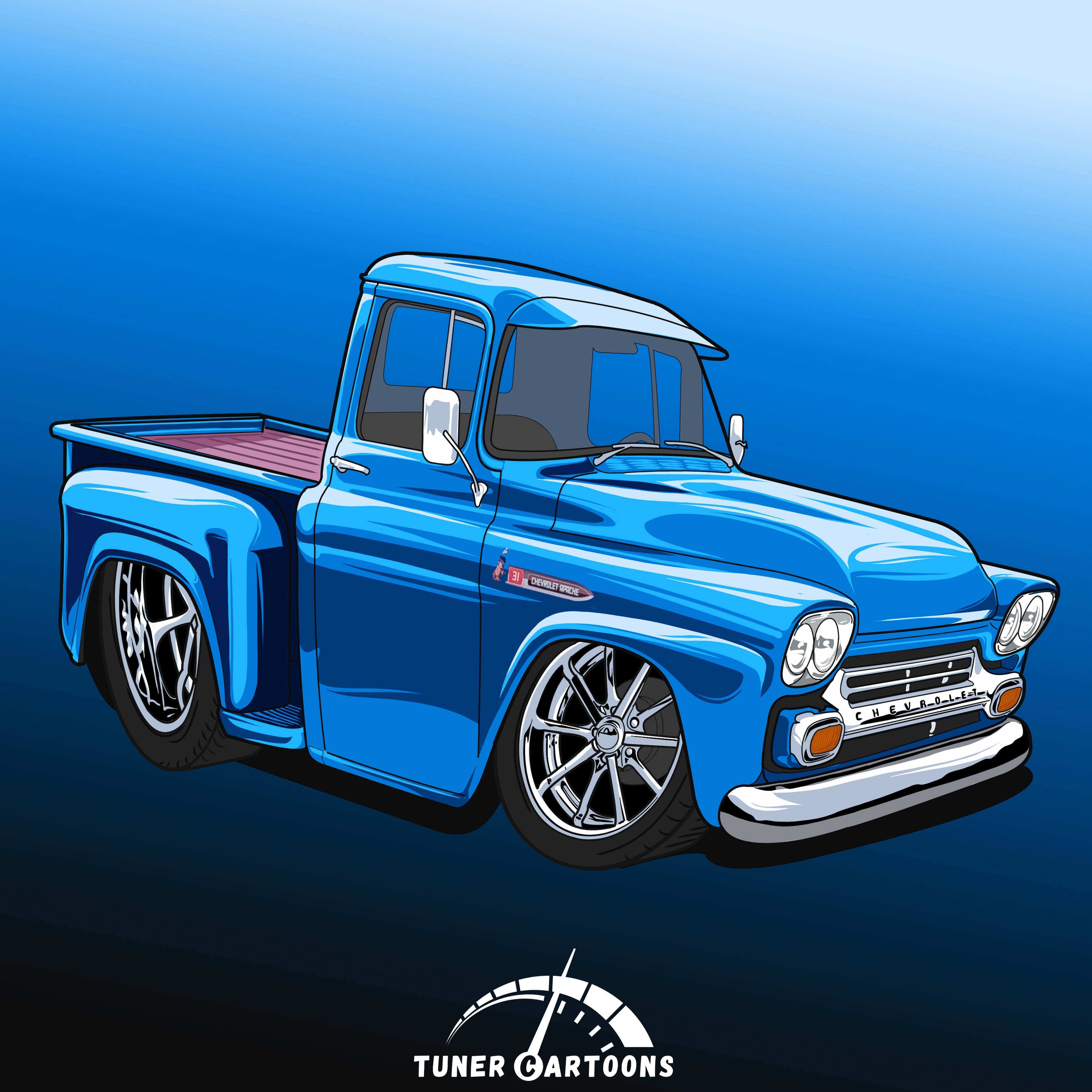 Baby Small Truck Cartoon + Custom Phone Case